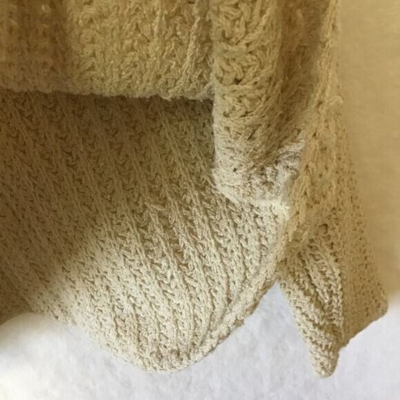 Calvin Klein Collection Tan Linen Blend Knit Sweater - Picture 14 of 14